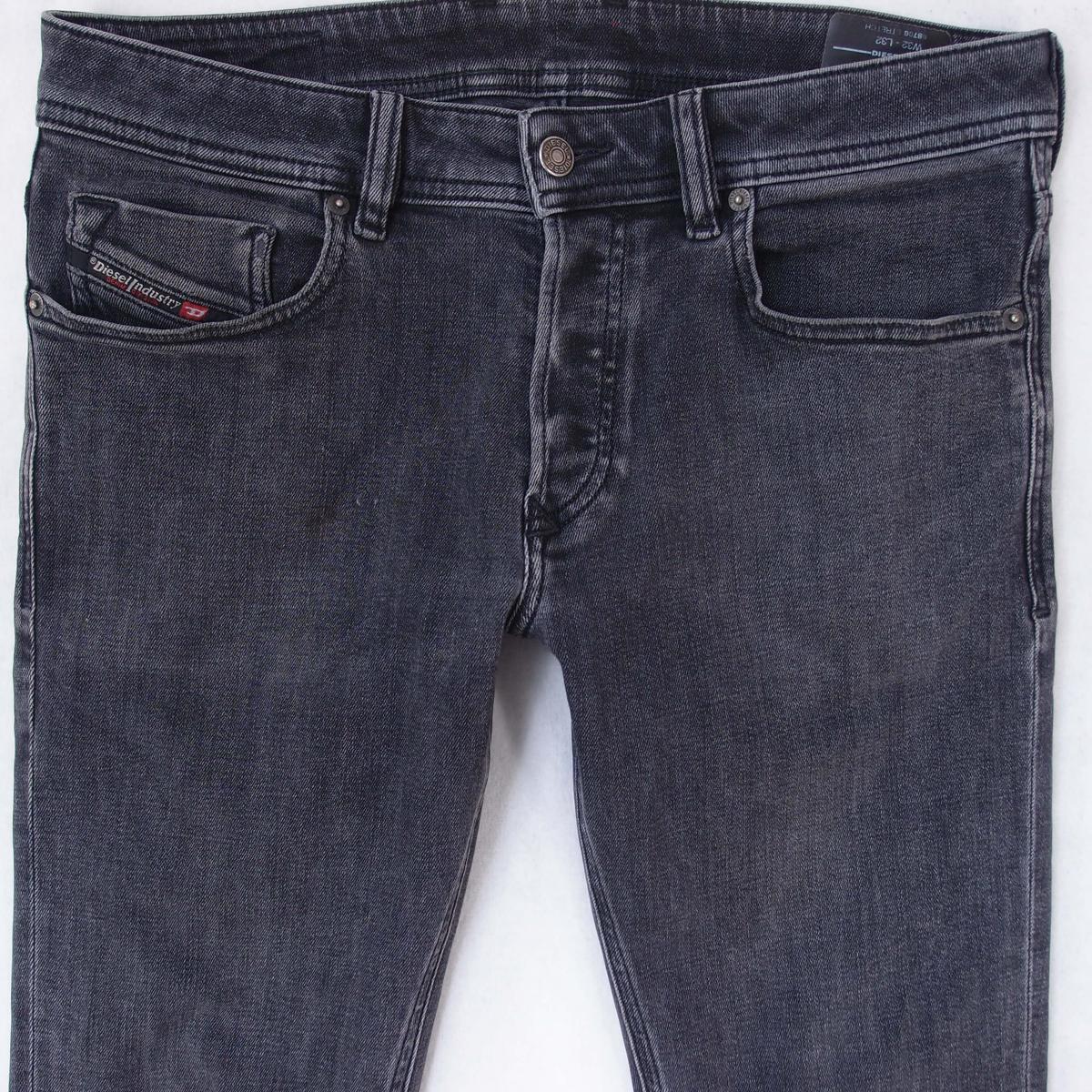 Herrens Diesel SLEENKER Slim Skinny Elasthan Grau Jeans W32 L32 | eBay