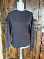 Women's ATHLETA Deep Purple Crew Neck Sweatshirt Size Extra Small