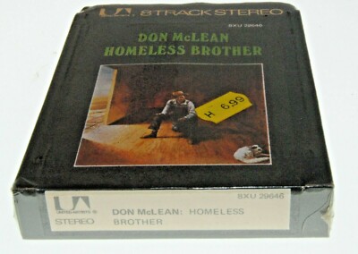 8-Track Kassette Cartridge Don McLean Homeless Brother Neu Versiegelt