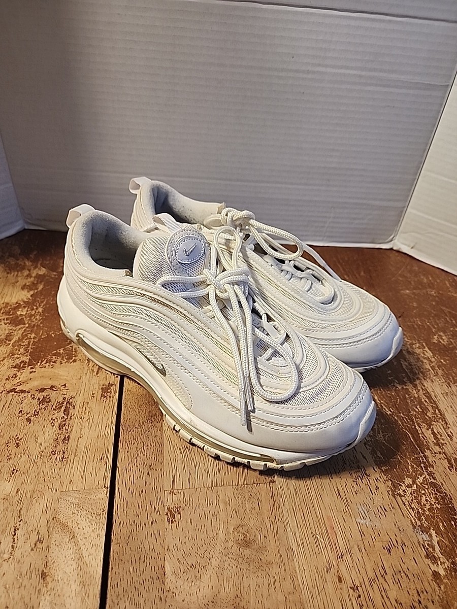 Size 7.5 - Nike Air Max 97 Triple White Wolf 921826-101 | eBay