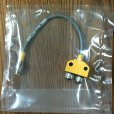 Turck VB2-PX3-RS 4.4T-0.2/2FKM-4 Sensors Cordset w/Twin Junction Splitter, 0.2 M