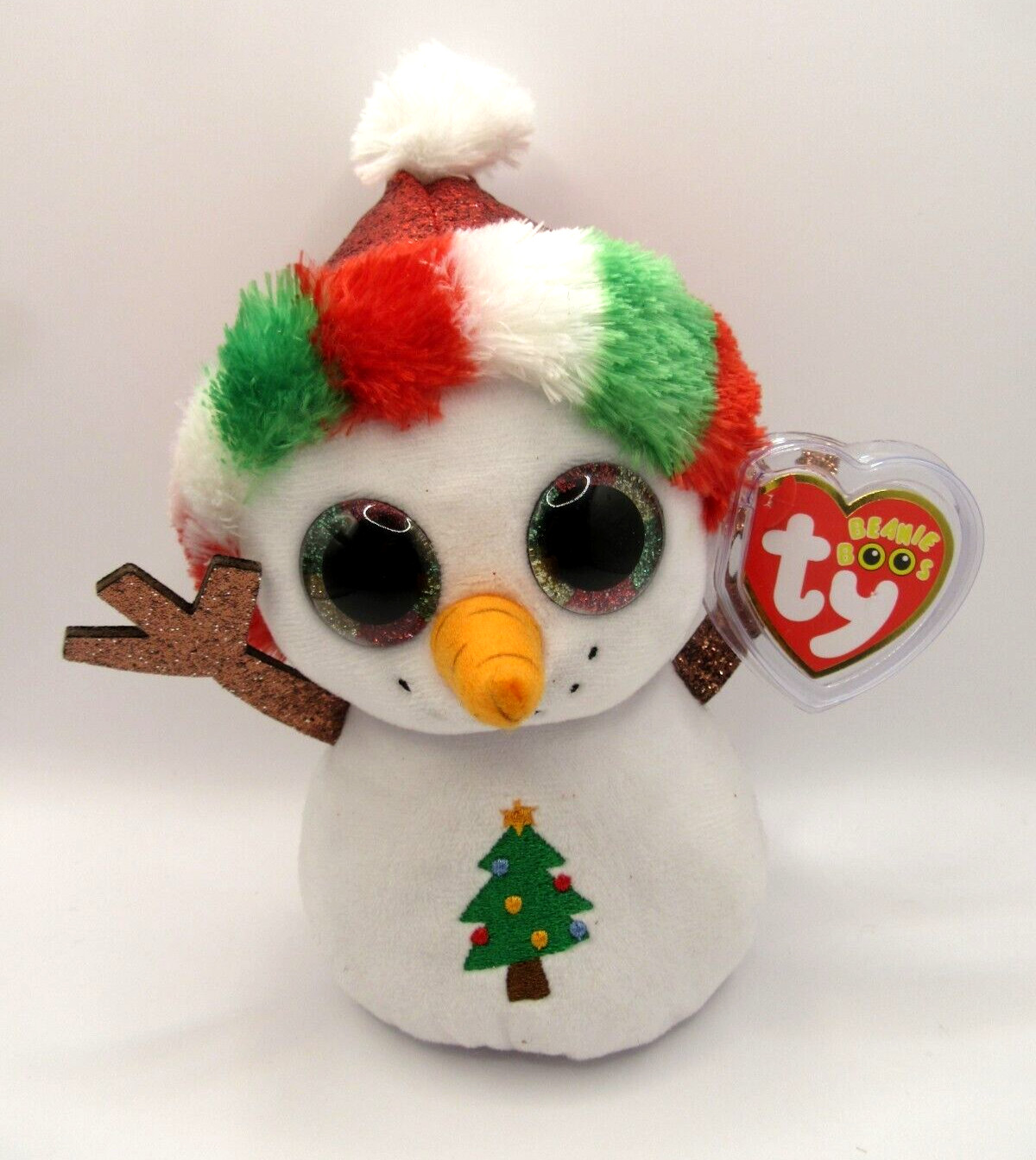 TY BEANIE BOOS - MISTY - THE CHRISTMAS SNOWMAN - 365333 - MINT CONDITION
