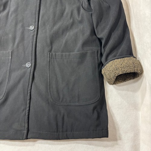 Chaqueta deportiva forrada Larry Levine abrigo negro con capucha para mujer XS - Imagen 21 de 21