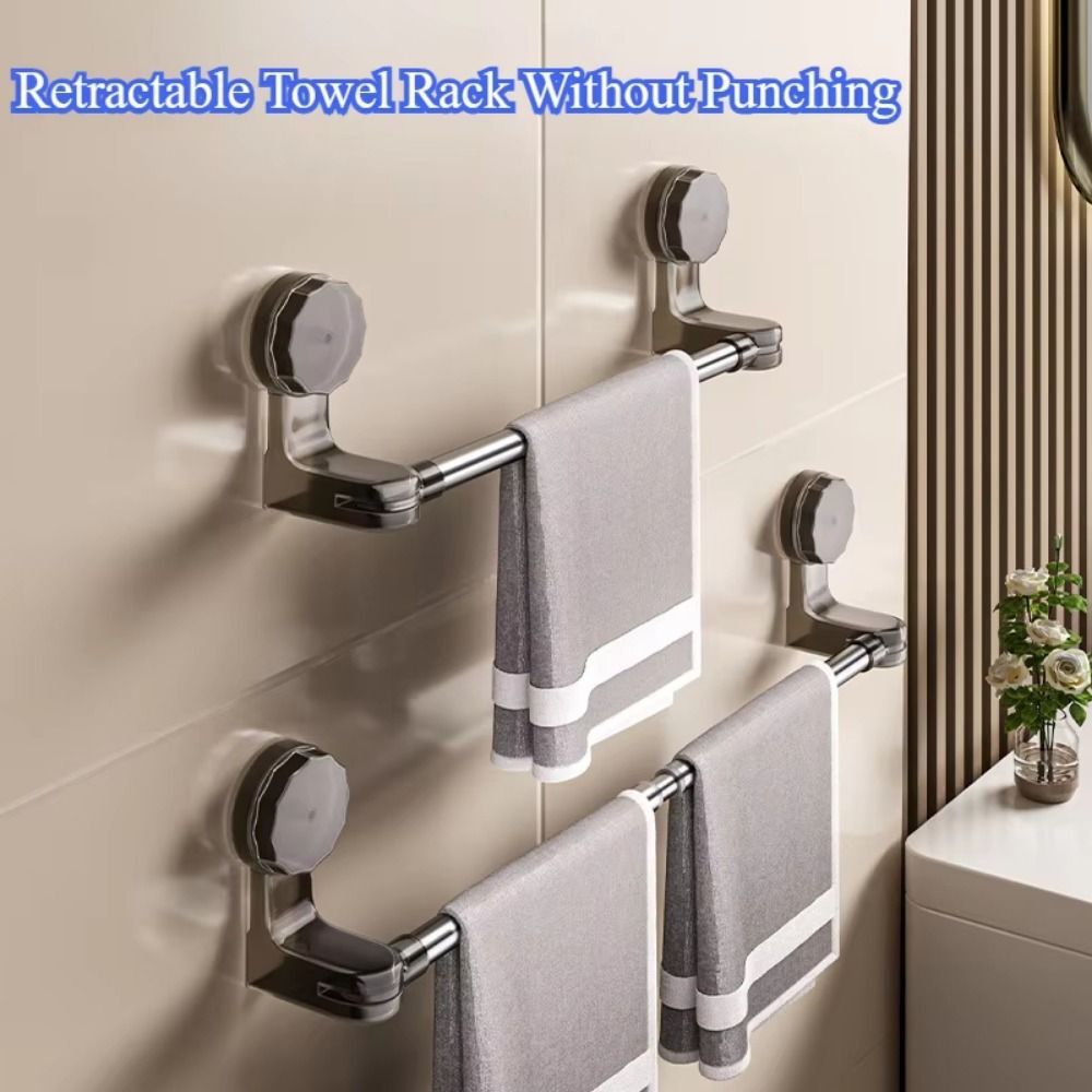 Retractable Towel Bar Zalerock Modern 3-Piece Bath Hardware