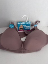 NWT Vanity Fair Bra Body Caress Full Coverage Convertible Wireless Tan 40C 40 C