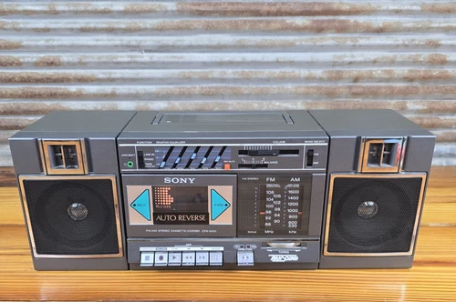 Parts/repair Sony CFS-5000 Boombox HiFi Stereo Audio Portable Cassette DeckAM/FM
