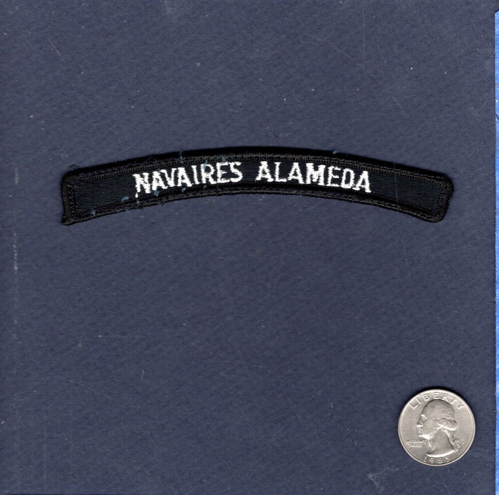 NAVAIRES Naval Air Reserve NAS ALAMEDA Navy Enlisted Uniform Base Rocker Patch