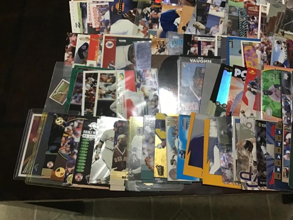 MO VAUGHN Oddball Insert & Regular issue Baseball RED SOX YOU CHOOSE - Image 3 of 4