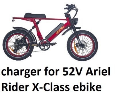  Smart Charger for 52v Ariel Rider Rideal X Class ebike  (special 3 pin PRONG)