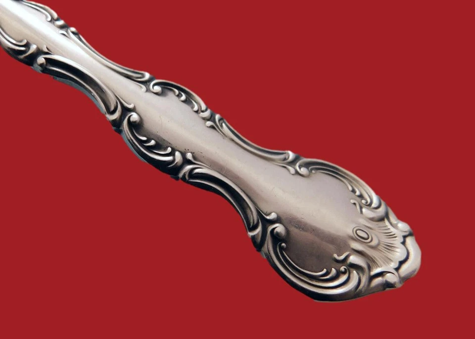 Juego de 12 tenedores de helado de plata esterlina personalizados de 5 3/4" Strasbourg by Gorham Foto 3 de 4