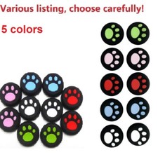 5 Pairs Thumb Grips For PS5 / PS4 / XBOX One X / S Joystick controller skin caps