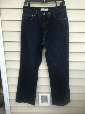 LEVIS Womens 512 Perfectly Slimming Boot Cut Blue STRETCH Jeans Size 12M  