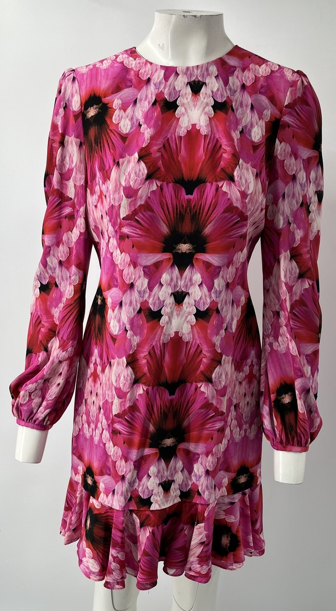 Alexander McQueen ALTERED Pink Floral Print Long Sleeve