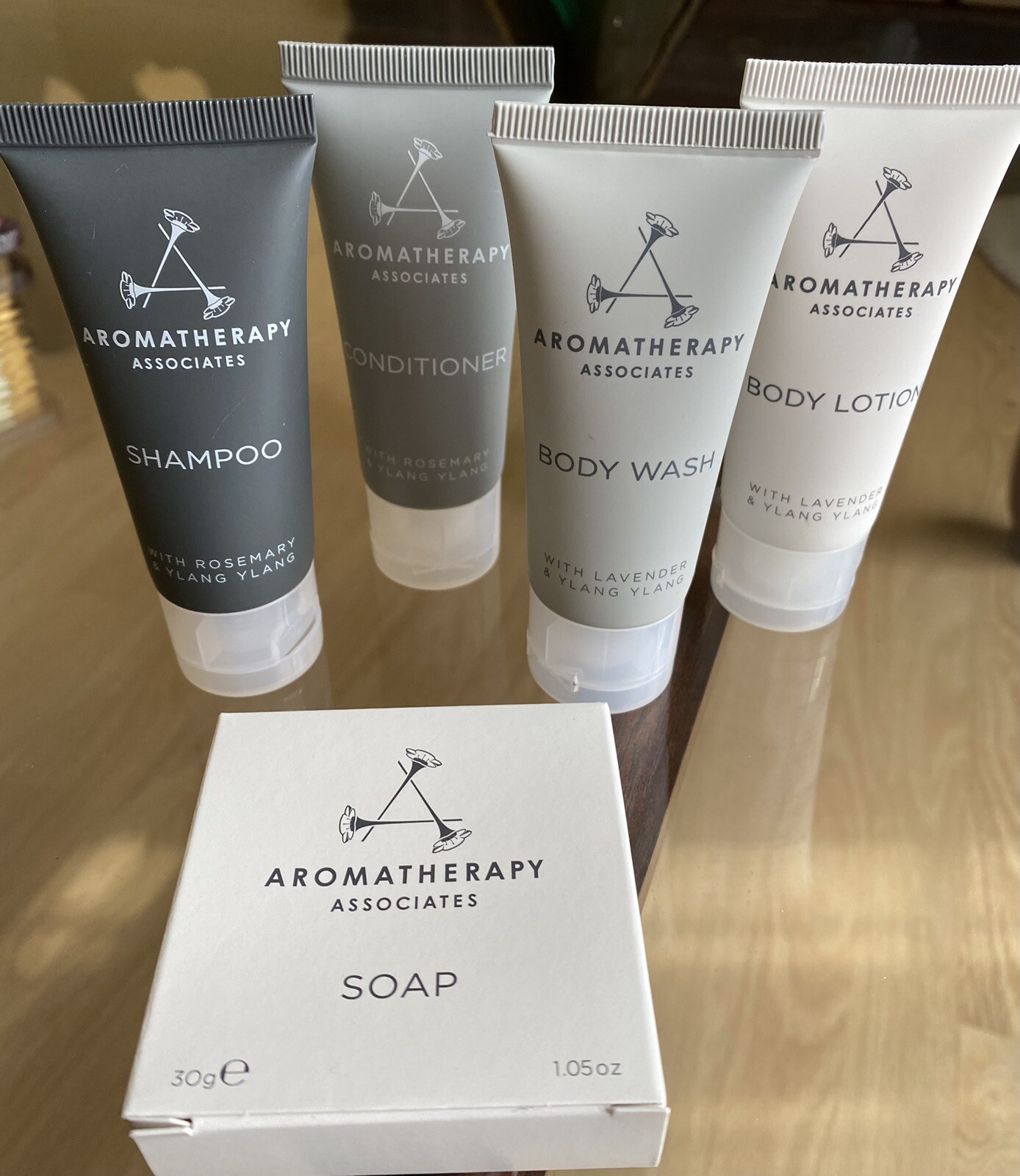 Aromatherapy Associates Travel Size Toiletries Shampoo, Conditioner, Body Wash.. eBay