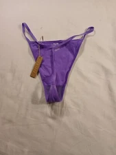 Skims Fits Everybody T-String Thong Women's Size XL Ultra Violet PN-THG-2070 G57