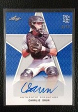 2020 Leaf Perfect Game Charlie Saum Blue 6/15 Auto Rookie RC Stanford Mint