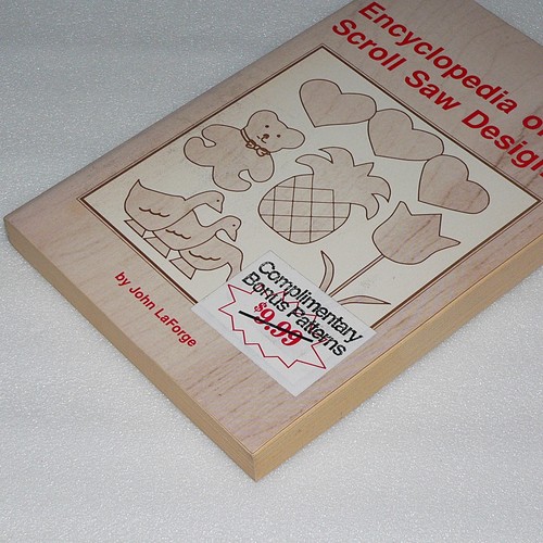 ENCYCLOPEDIA OF 312 SCROLL SAW DESIGNS ~ John LaForge ~ 1988 vintage original VG - Picture 15 of 17