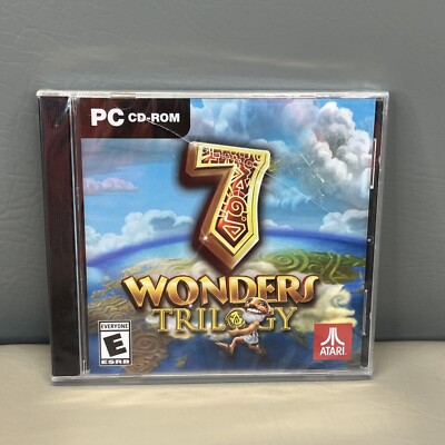 Atari 7 Wonders Trilogy 3 Great PC Video Computer Puzzle Games - New Sealed