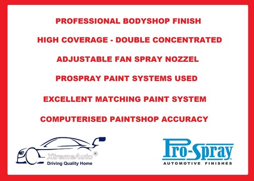 FOR FORD Â TU SILVERÂ FROST Aerosol Spray Paint 400ML Direct Shine Gloss - Picture 3 of 5
