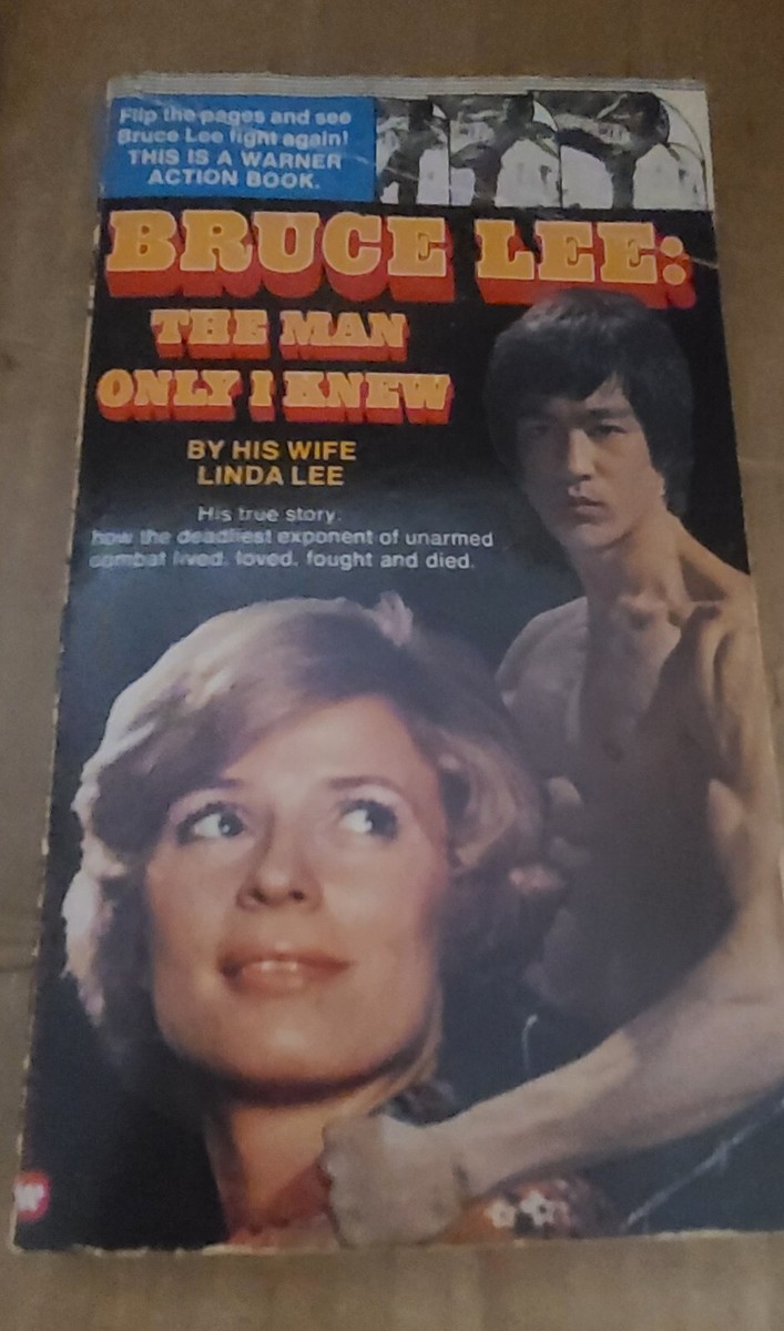 BRUCE LEE'THE MAN ONLY I KNEW PAPER BACK BOOK,FIRST EDITION & kung