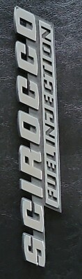 VW MK1  75-81 VW Scirocco Fuel Injection Badge OEM 531 853 687 AD