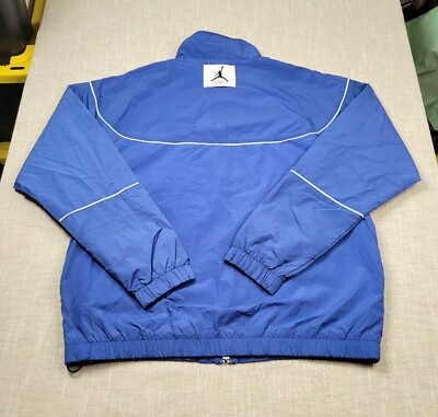 NIKE Air Jordan Flight Track Jacket Mens Large Warm Up Windbreaker