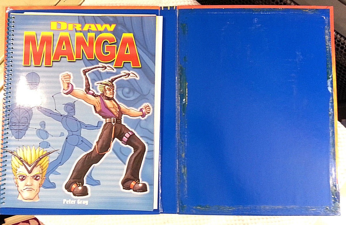 Backpack Books - DRAW MANGA DRAWING KIT ART KIT! instruction book