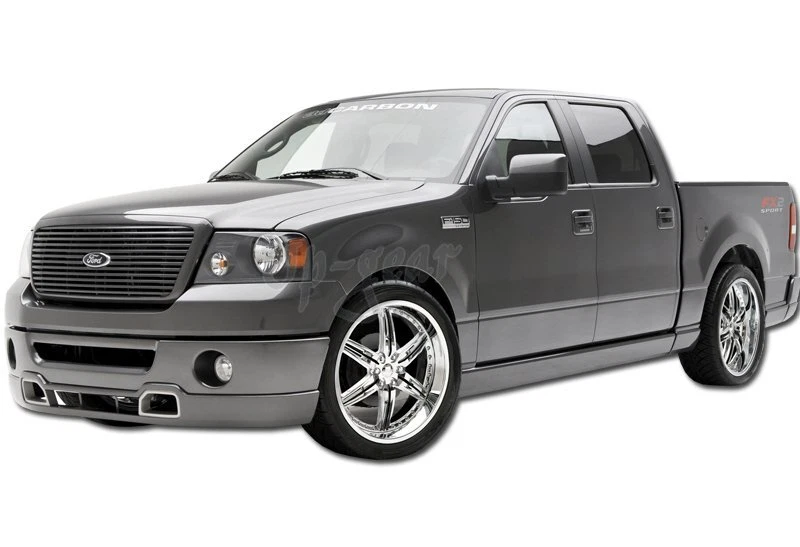 Faros con lentes transparentes carcasa negra para Ford F-150/F150 con lámparas reflectoras transparentes Foto 3 de 3