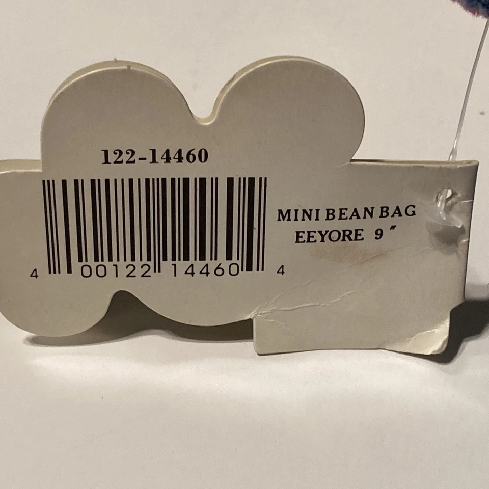 Disney MOUSEKETOYS EEYORE BOLSA DE FRIJOLES 9” ANIMAL DE PELUCHE CON ETIQUETA Foto 4 de 4