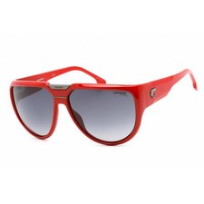 Carrera Unisex Sunglasses Grey Shaded Lens Red Aviator Frame FLAGLAB 13 0C9A 9O