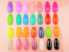 Nail Gel Polish Soak Off UV LED LE Colour Manicure Base Top Matte Coat 8ml