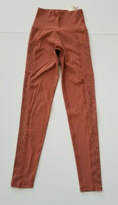 American Eagle Women's Biker/Workout Stretch Brown Leggings Size 7/8