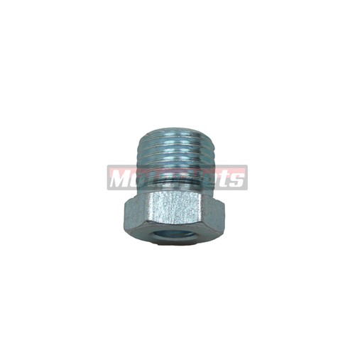 Natural Finish Inverted Flare Plug for DoubleSided Master Cylinders 3/