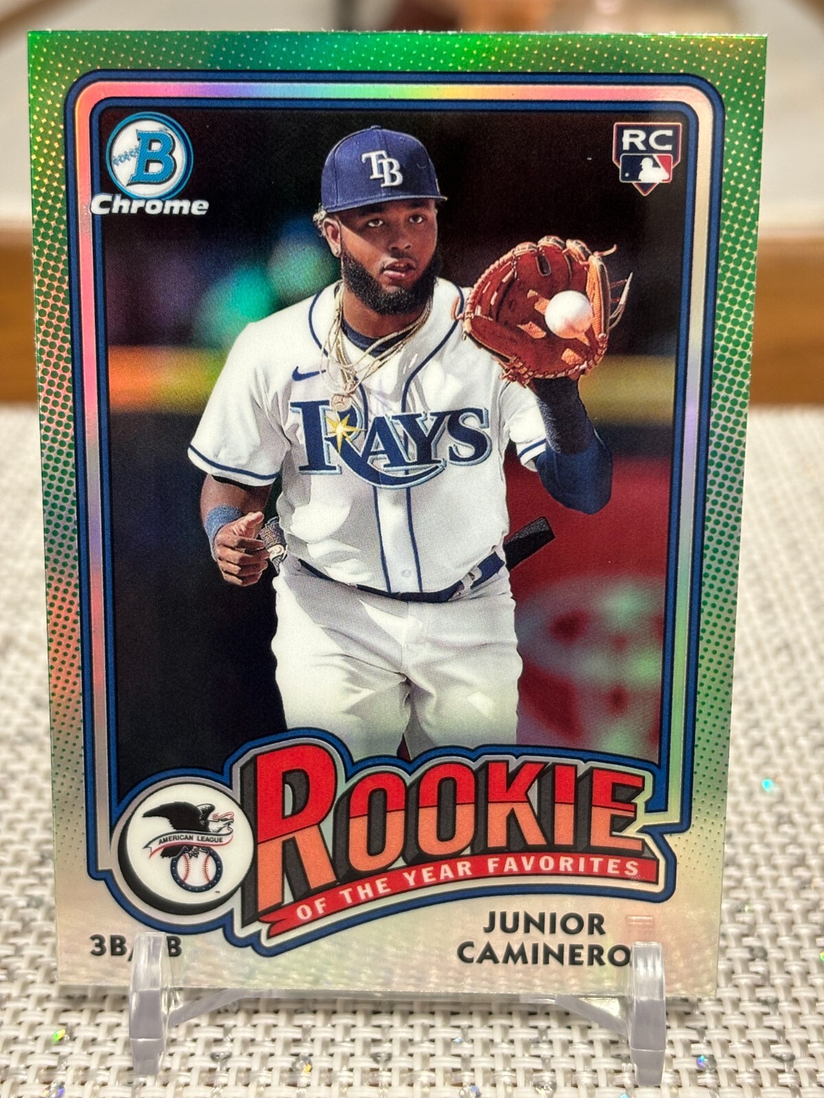 2024 Bowman #ROY-8 Junior Caminero RC (Rookie of the Year Favorites) Tampa Rays