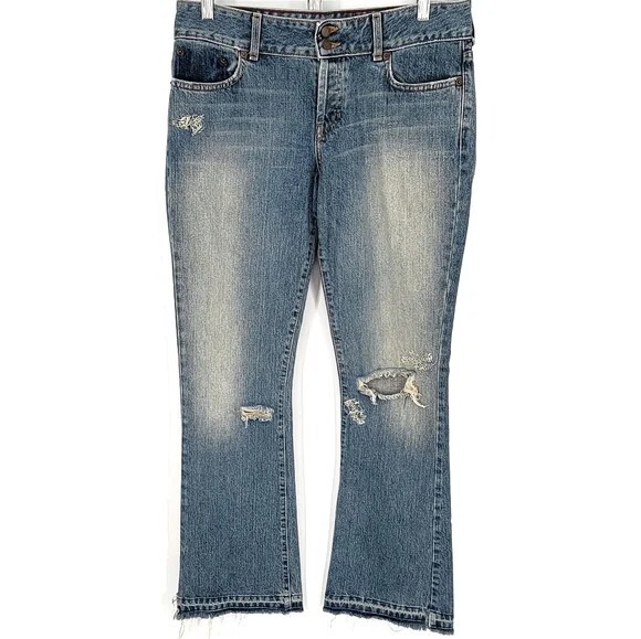 00s archive civarize flare gimmick denim