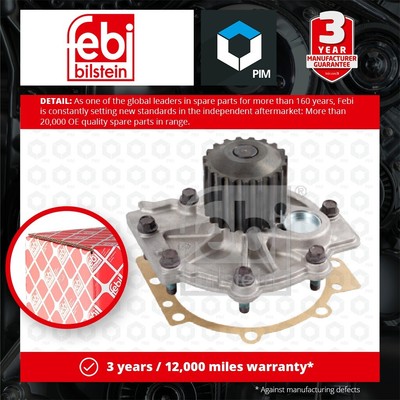Water Pump fits VOLVO V60 2.0D 2013 on D4204T4 Coolant 31368179 31368179SK1 Febi