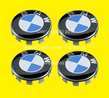 4x Genuine Bmw Wheel Center Emblem Logo Hub Cap Verify Fit Model Year 1992-up