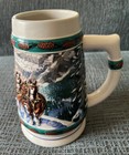 1993 ANHEUSER BUSCH BUDWEISER Holiday Beer Stein By Artist, Noah Koerber — photo 3
