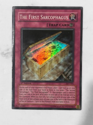 Yu-Gi-Oh! TCG The First Sarcophagus Ancient Sanctuary AST-101 1st Ed.