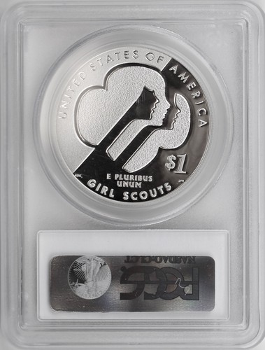 2013-W $1 Girl Scouts of the USA Centennial Proof Silver Dollar PCGS PR 69 DCAM - Picture 6 of 12