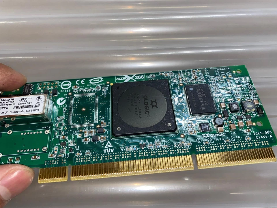 HBA HP AB429-60001 410986-001 QLogic QLA2460 4GFC Fibre Channel PCI-X 266MHz - Image 2 of 4