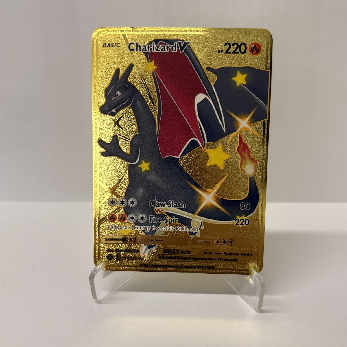 how much is pokemon card charizard worth Amazon.com: Charizard V 017/172 Brilliant Stars - Ultra Rare Pokemon Card main image 0
