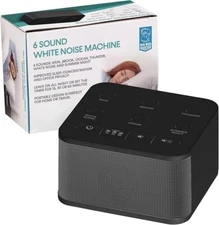 Big Red Rooster Sound Machine - 6 Sleep Sounds - Portable Black Noise Machine