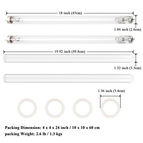 Geekpure Whole House U-V 6 GPM Water Filter System-3 UV Filter + 3 Quartz Sleeve - Picture 3 of 8