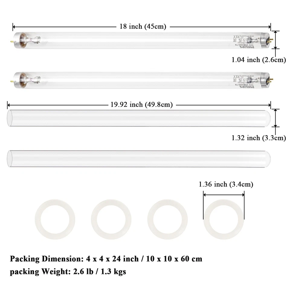 Geekpure Whole House U-V 6 GPM Water Filter System-3 UV Filter + 3 Quartz Sleeve - Image 3 of 4