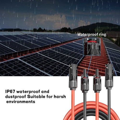 Câble d'Extension de Panneau SolaireCâble d'Extension Solaire 6mm² Fil de Cor... - 第 2/7 張圖片