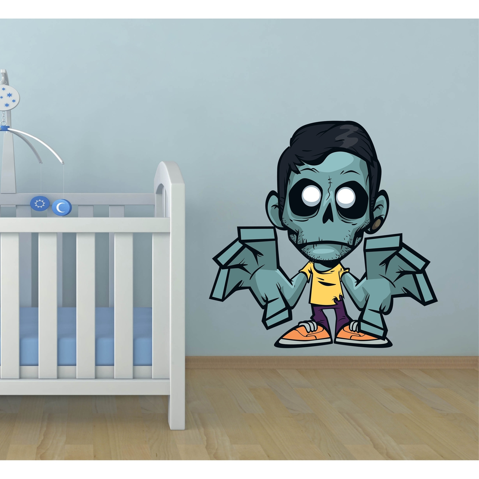 Zombie Boys Room Decal, Zombie Boys Room Sticker, Zombie