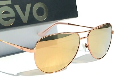 Revo Classic Relay Aviator Polarized Sunglasses - rose gold Lenses, Gold Frame Revo Relay RE 1014 14 CH Polarised Sunglasses - US main image 3