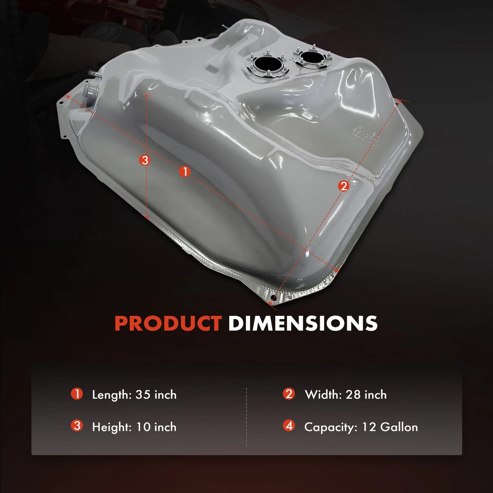 Novo tanque de combustível de 12 galões para Honda Civic 1996 1997 1998 Acura EL 1997-1998 1,6L - Imagem 4 de 4