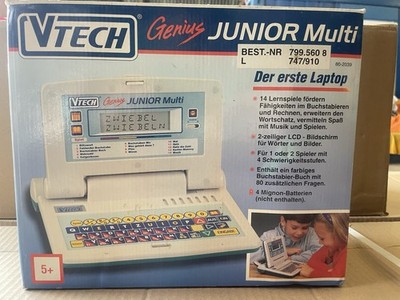 Vtech Genius Junior Multi Der Erste Laptop Lernspiele Kinder Computer 1994